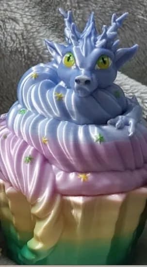 STL - Dragón Cupcake