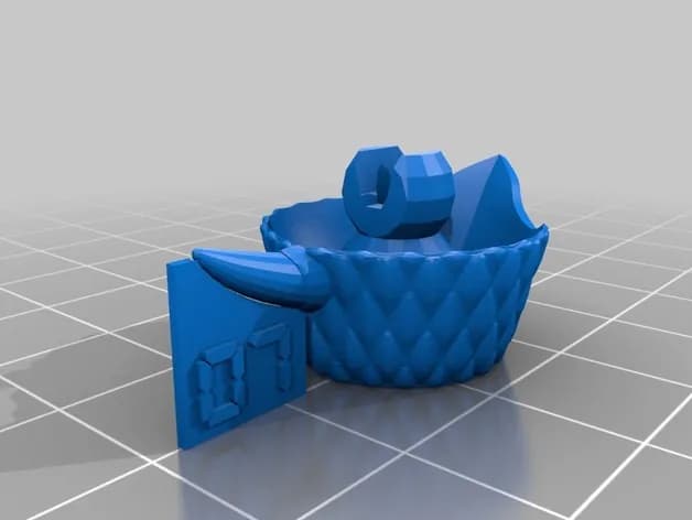 STL - Dragón Articulado render 2