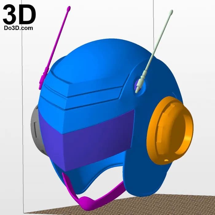 STL - dragon ball saiyaman gohan helmet