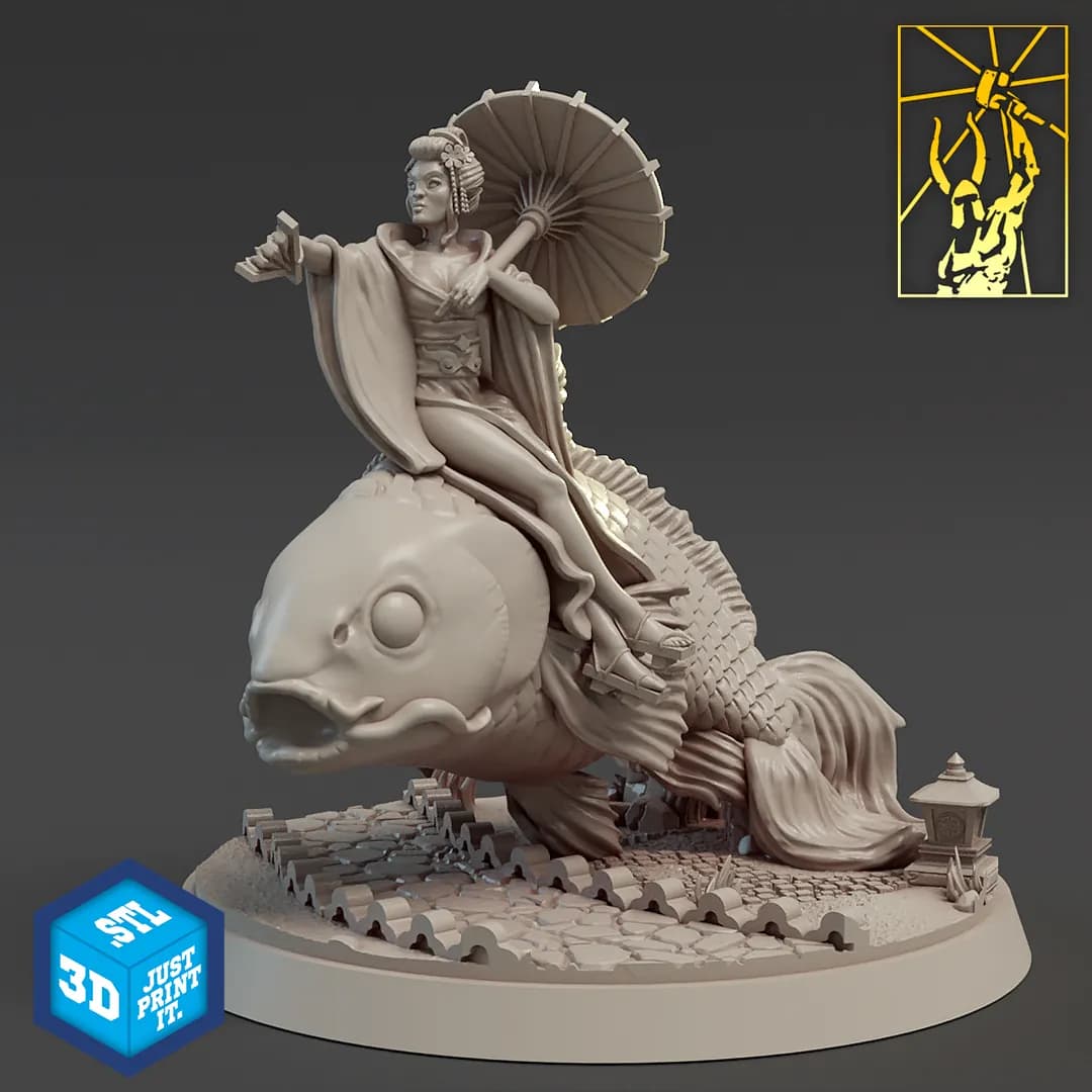 STL - Dragon Empire Set 1 render 5