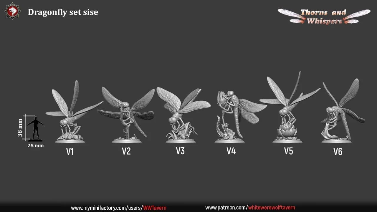 STL - Dragonfly render 2