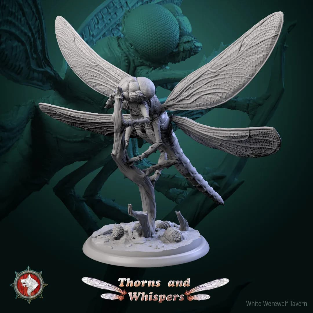STL - Dragonfly render 3