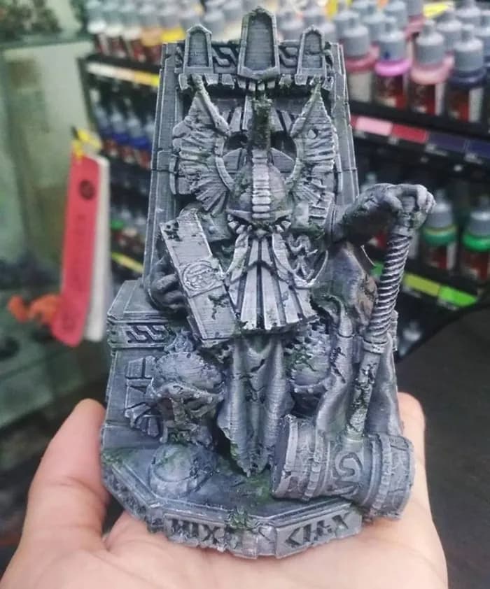 STL - dwarf king statue