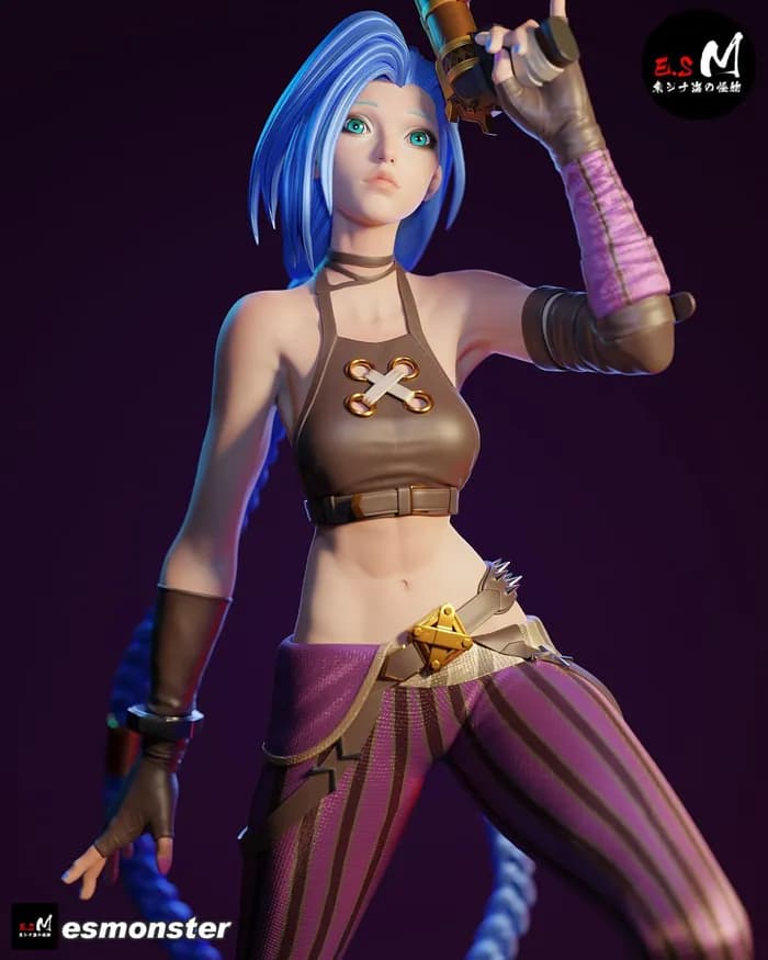STL - e s monster jinx render 2
