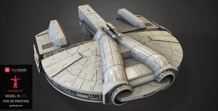 STL - ebon hawk 3d printing model