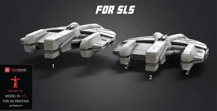 STL - ebon hawk 3d printing model render 2
