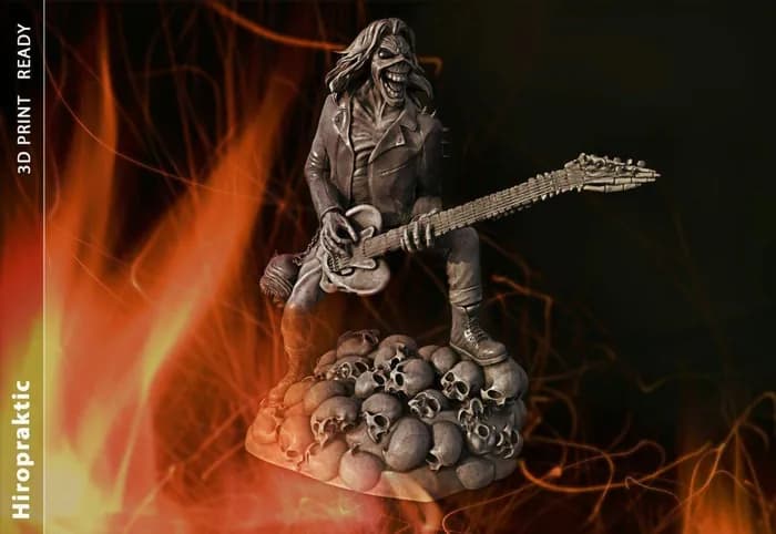 STL - eddie skull