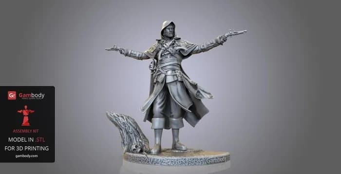 STL - edward kenway 3d model