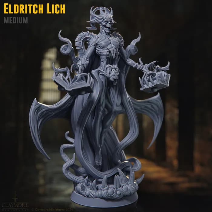 STL - Eldritch Lich medium figure