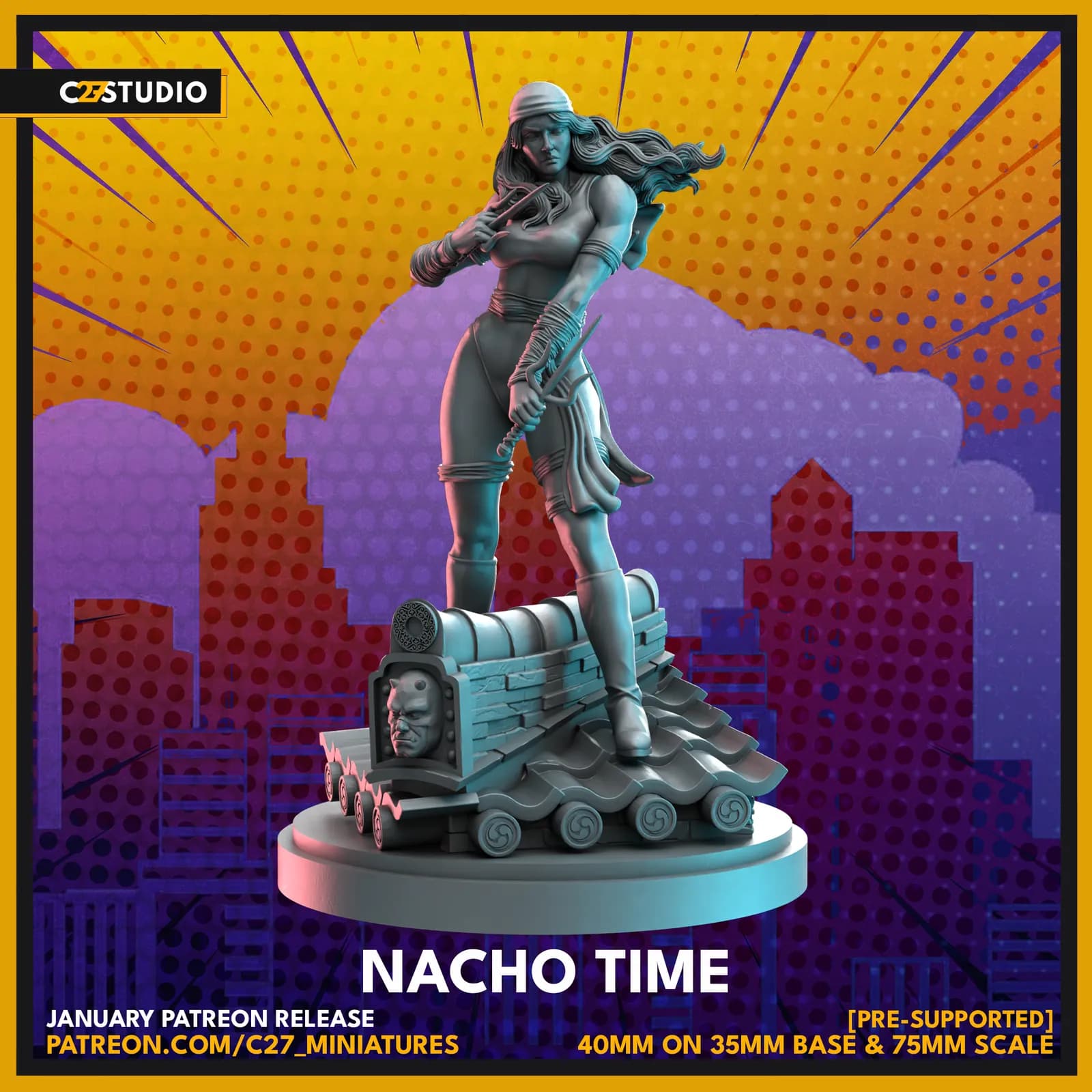 STL - Elektra Nacho Time render 2