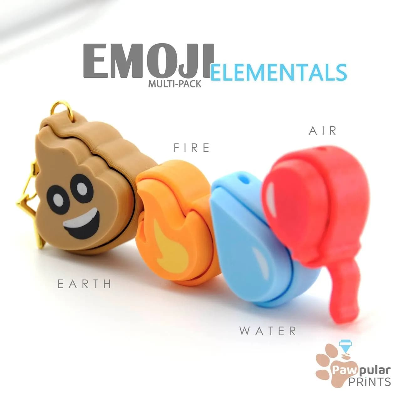 STL - Elementos Emoji Multi Pack