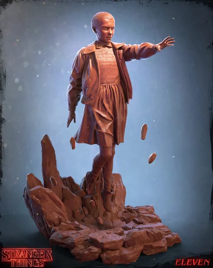 STL - eleven from stranger thing