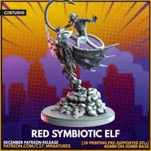 STL - Elfo Simbiótico Rojo