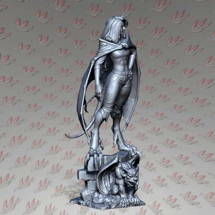 STL - Elisa Maza figura de fantasía render 3