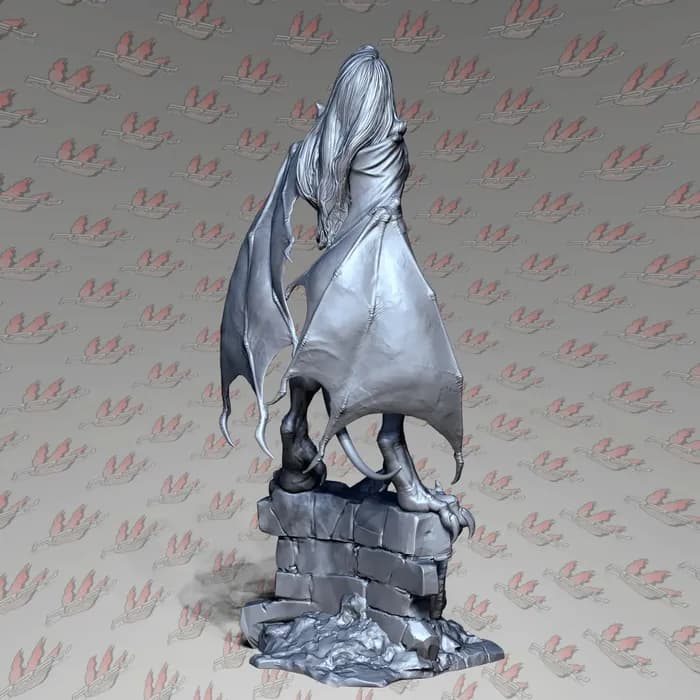 STL - Elisa Maza figura de fantasía render 4
