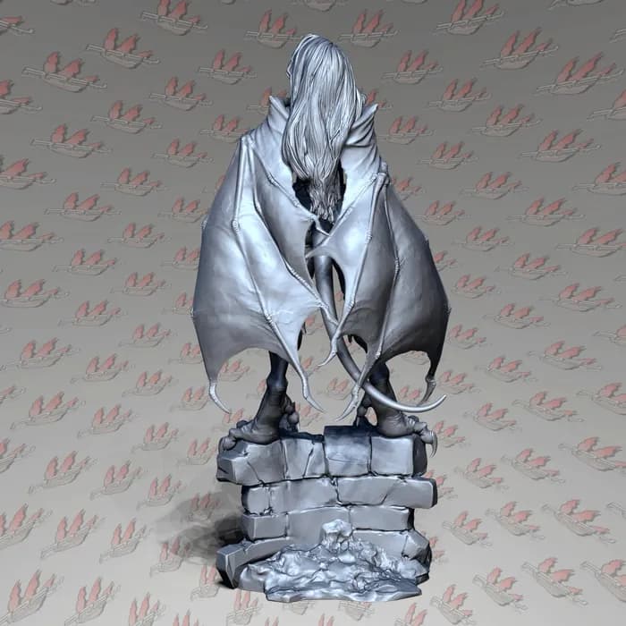STL - Elisa Maza figura de fantasía render 5