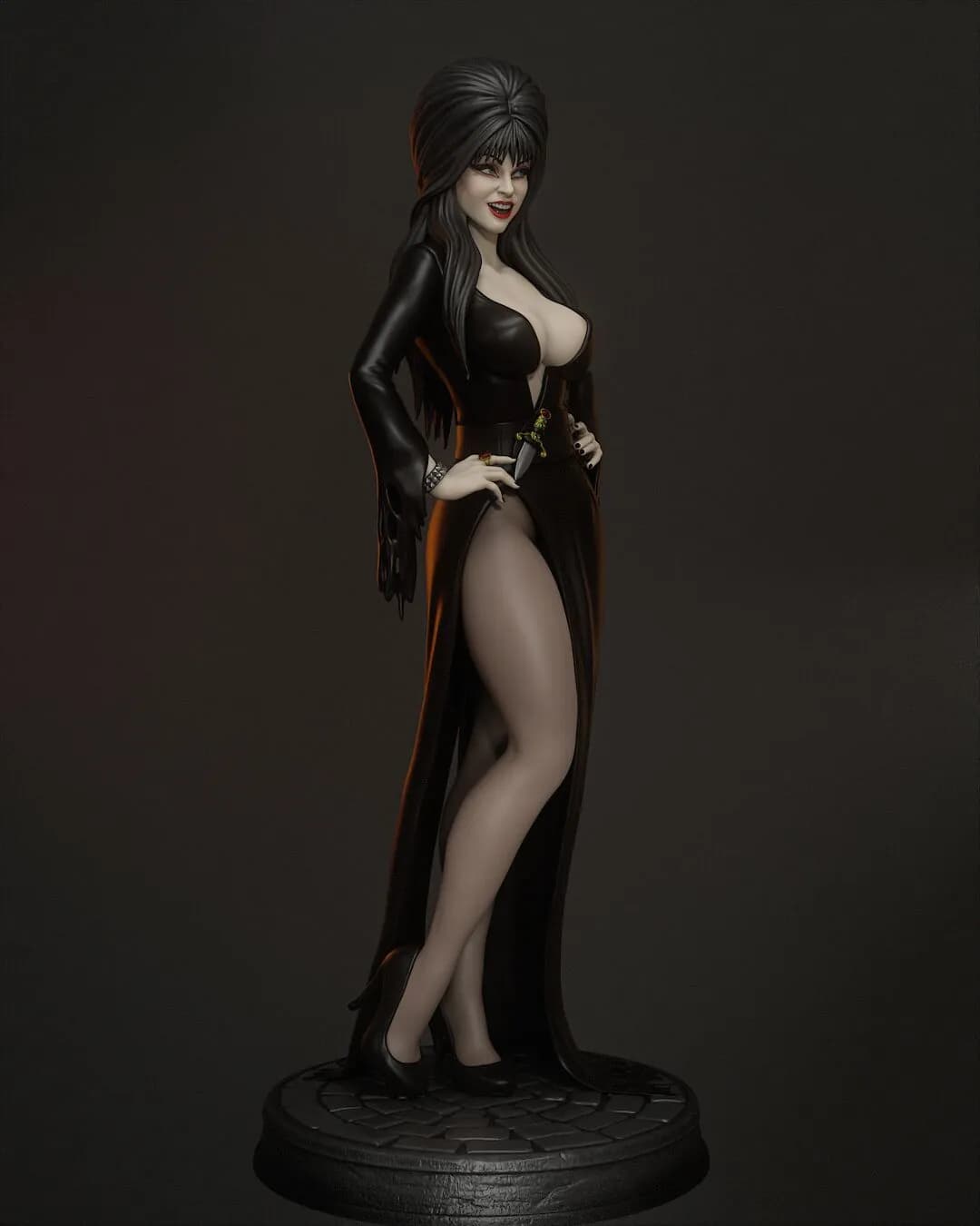 STL - Elvira, Mistress of the Dark render 4