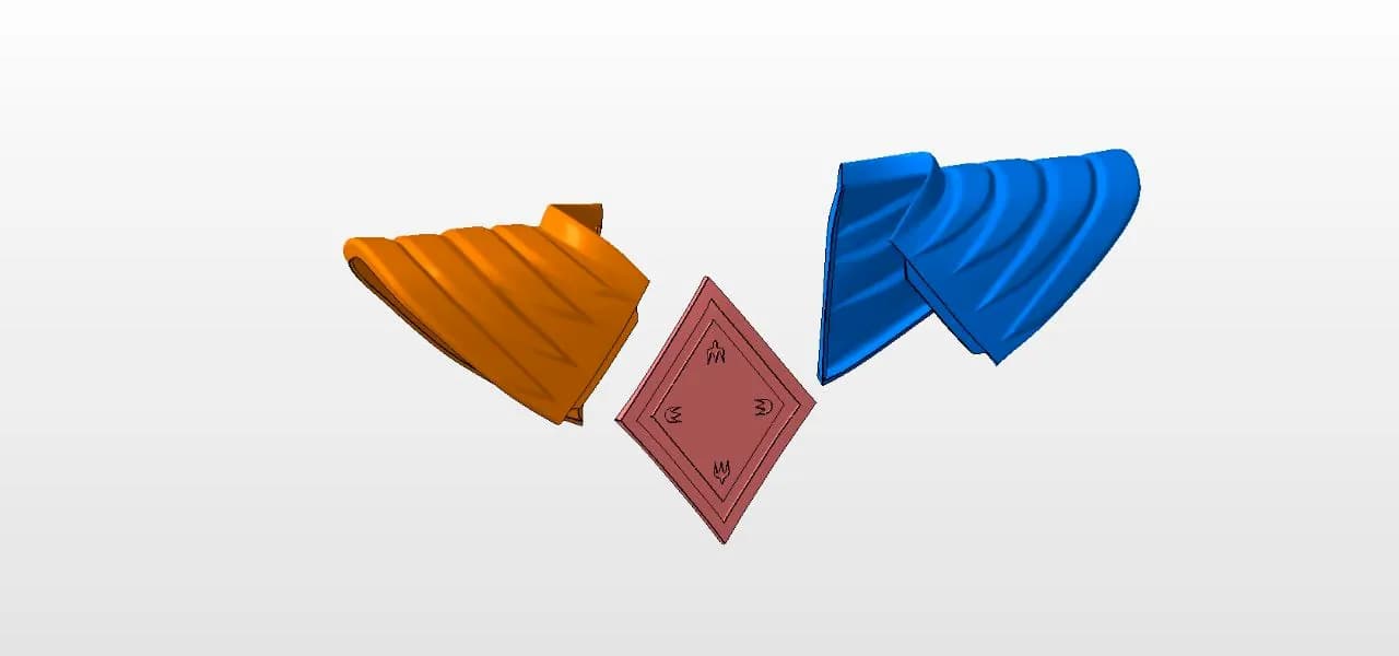 STL - Emblema de Mago render 2