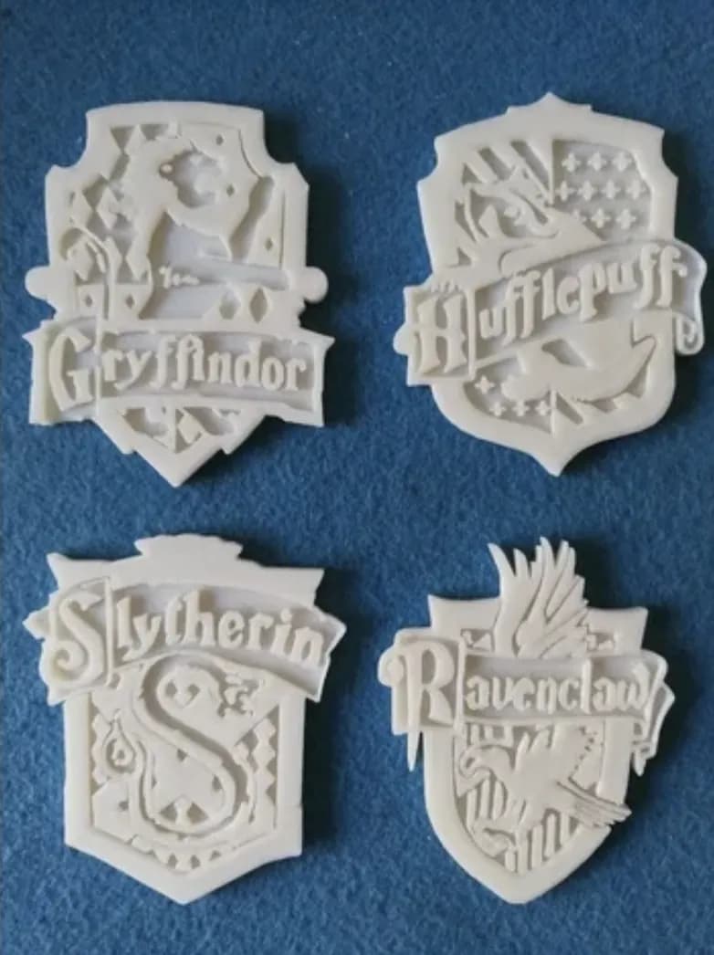 STL - Emblemas de casas de Harry Potter render 4