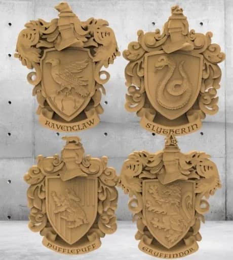 STL - Emblemas de casas de Hogwarts