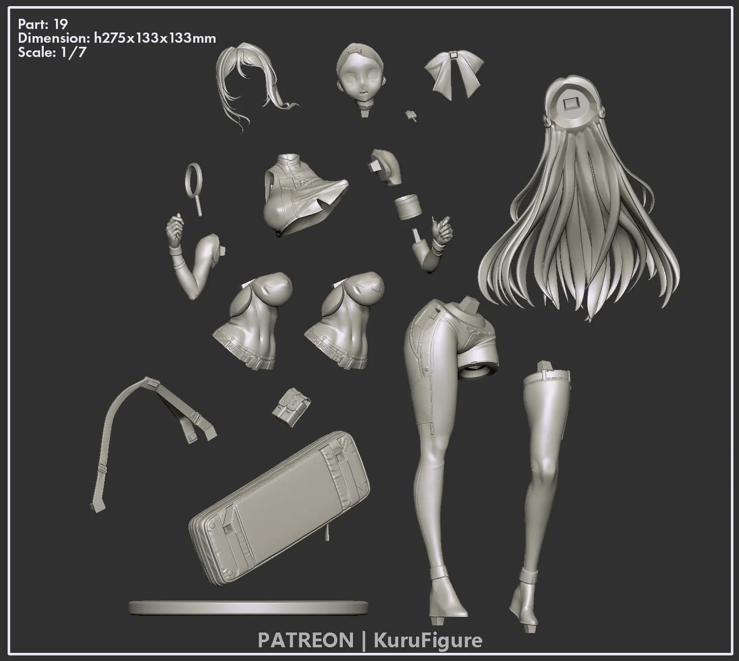 STL - Emma Frost figura 4