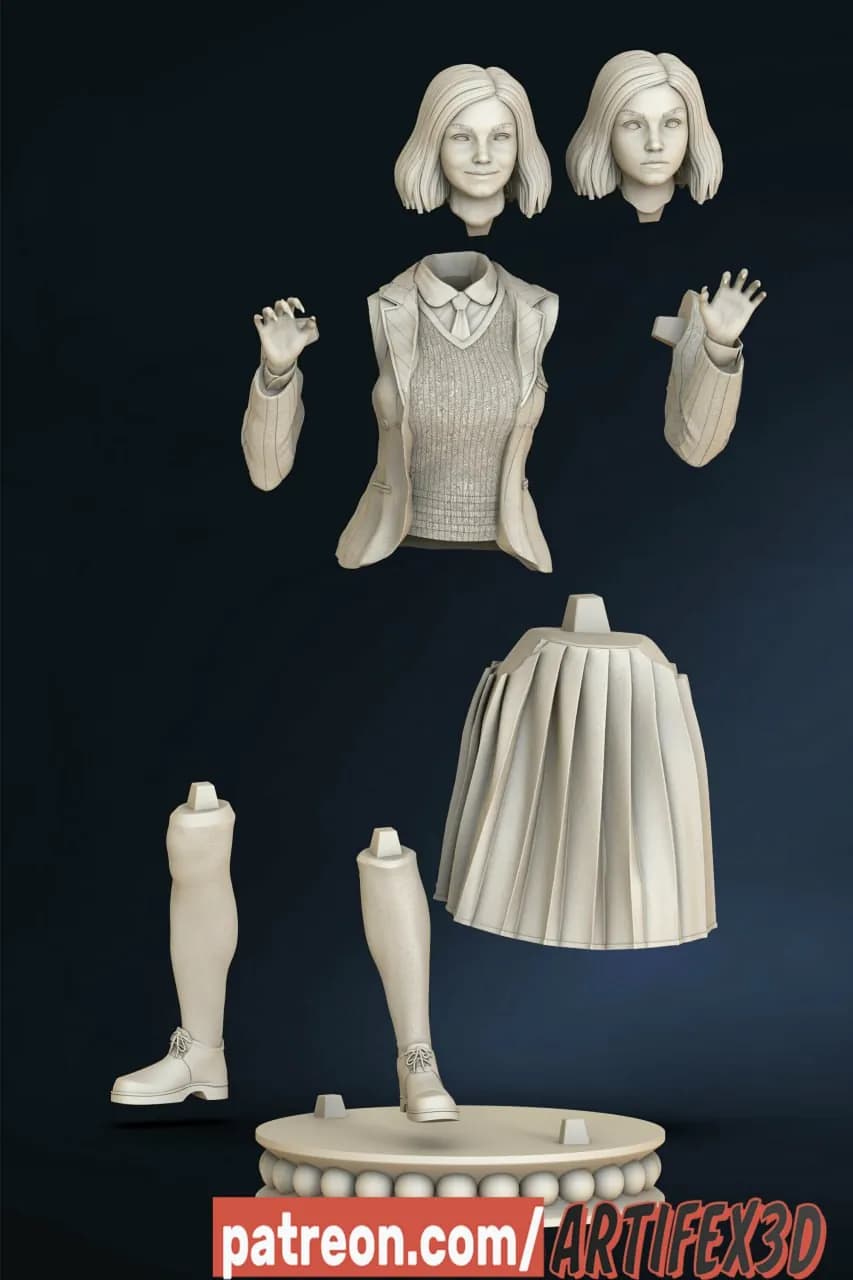 STL - Enid Sinclair render 3