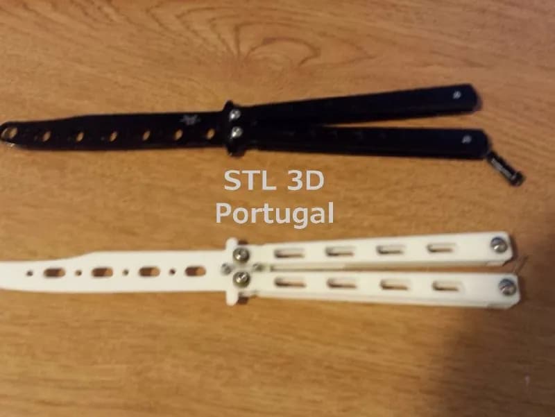 STL - Entrenador de mariposa cuchillo