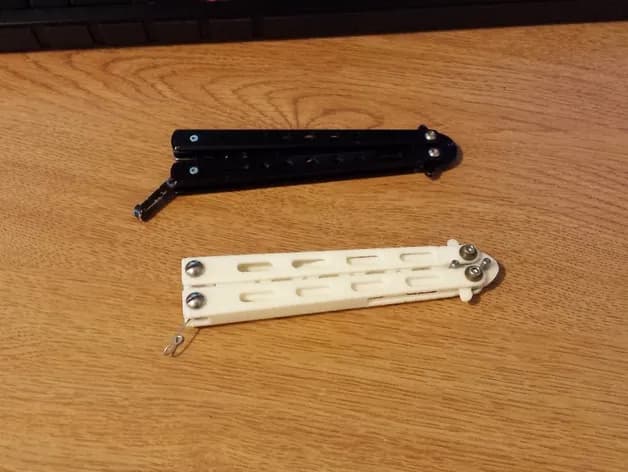 STL - Entrenador de mariposa cuchillo