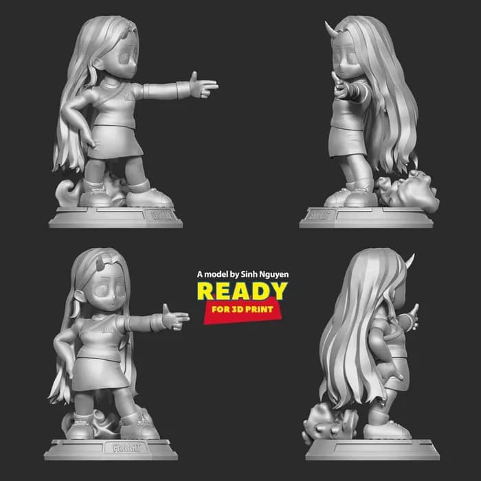 STL - eri chibi render 4