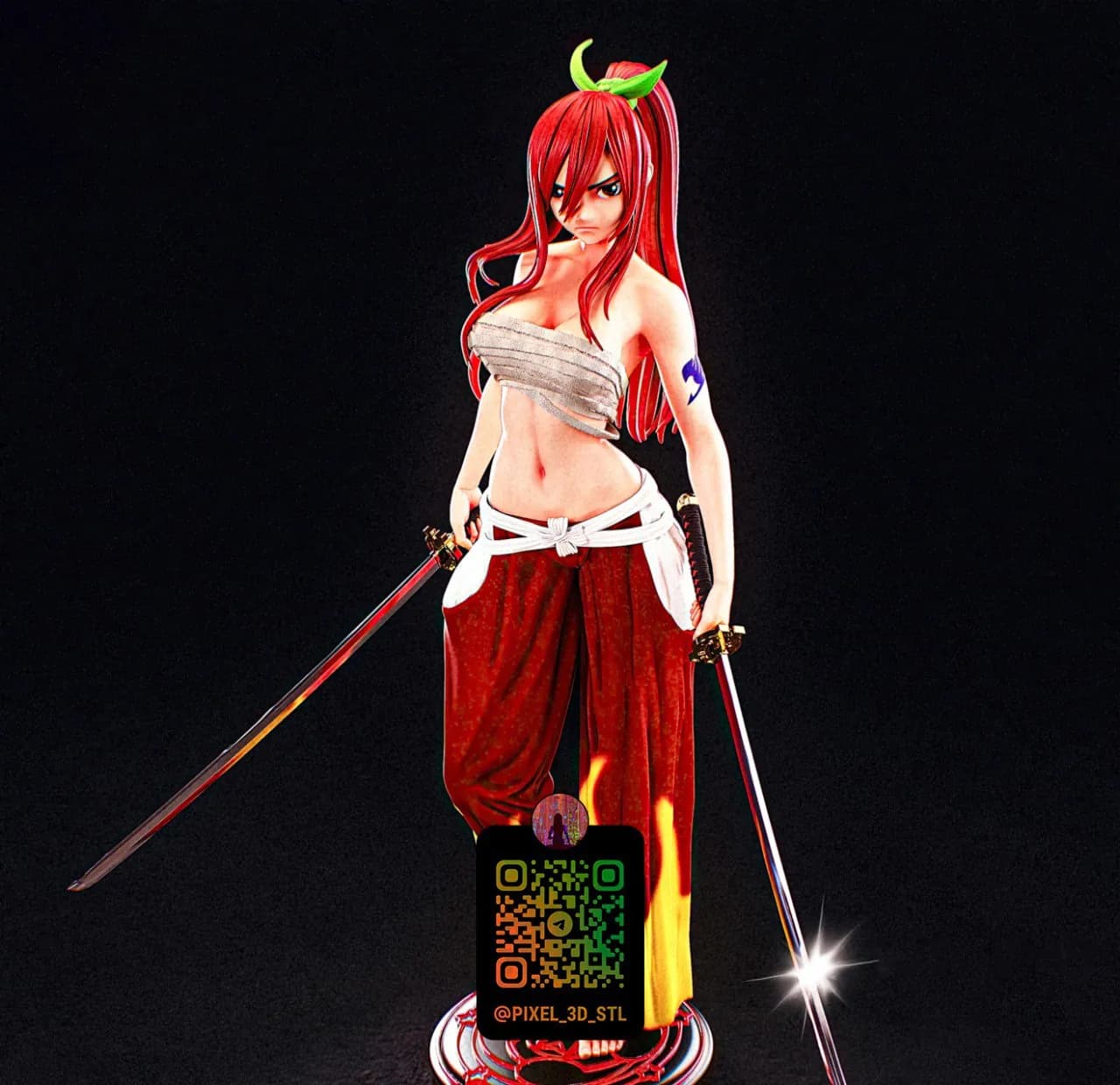 STL - Erza Scarlet Fairy Tail 3