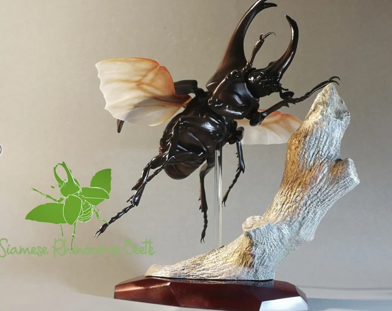 STL - Escarabajo Rinoceronte Siamés