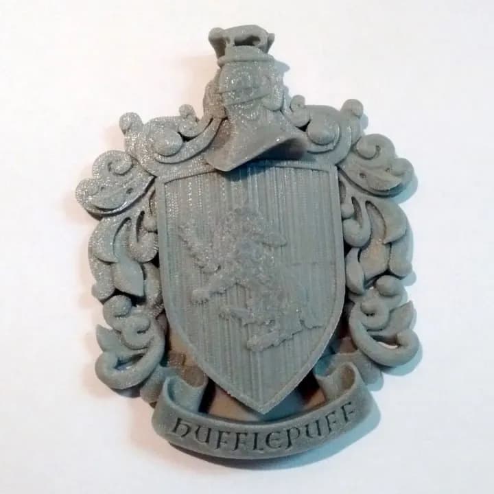 STL - Escudo de Hufflepuff Harry Potter