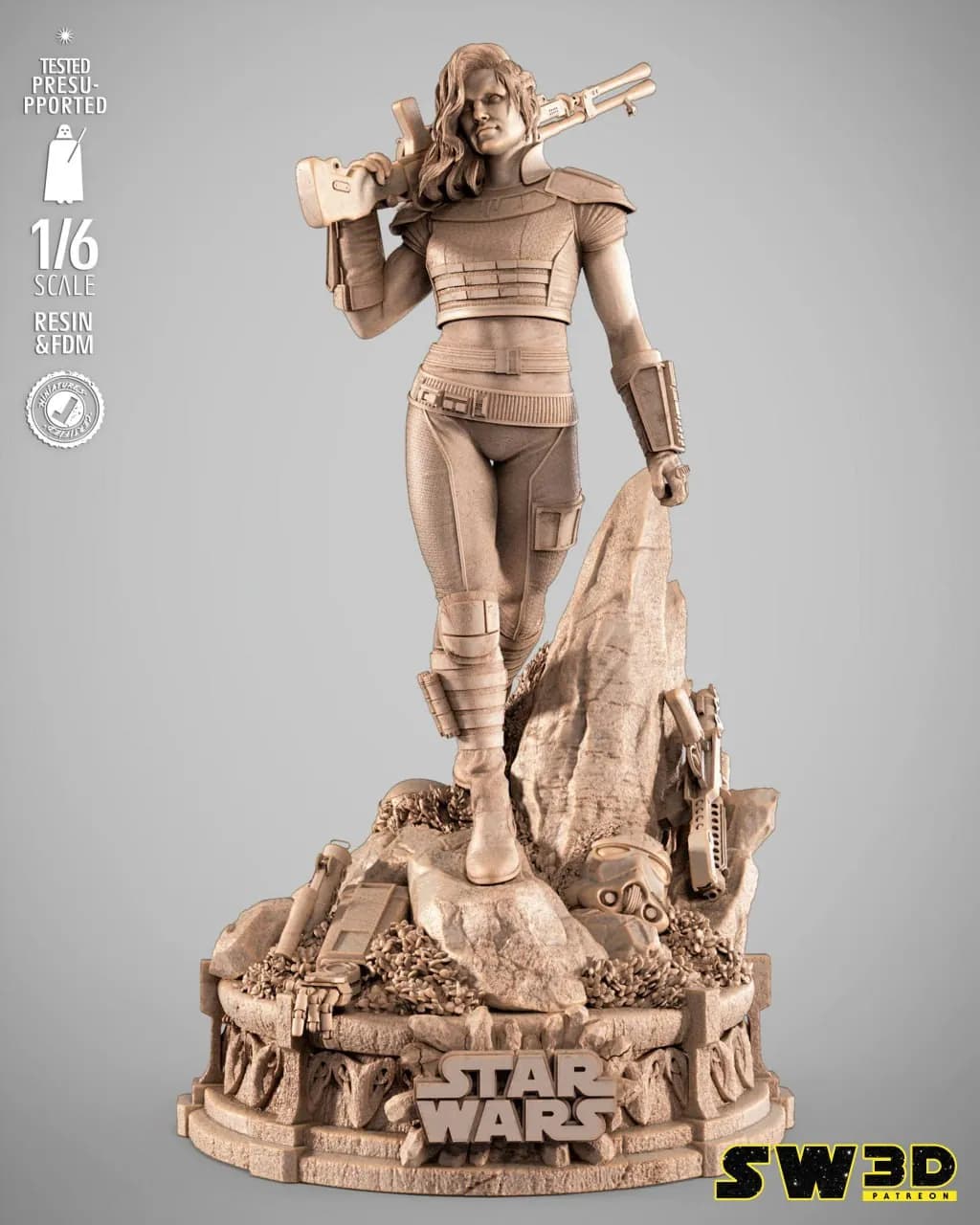 STL - Escultura de Cara Dune