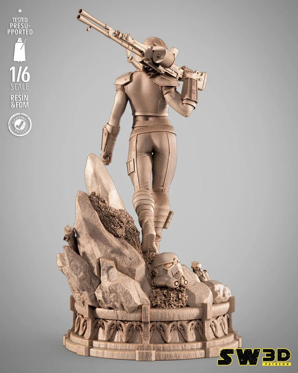 STL - Escultura de Cara Dune