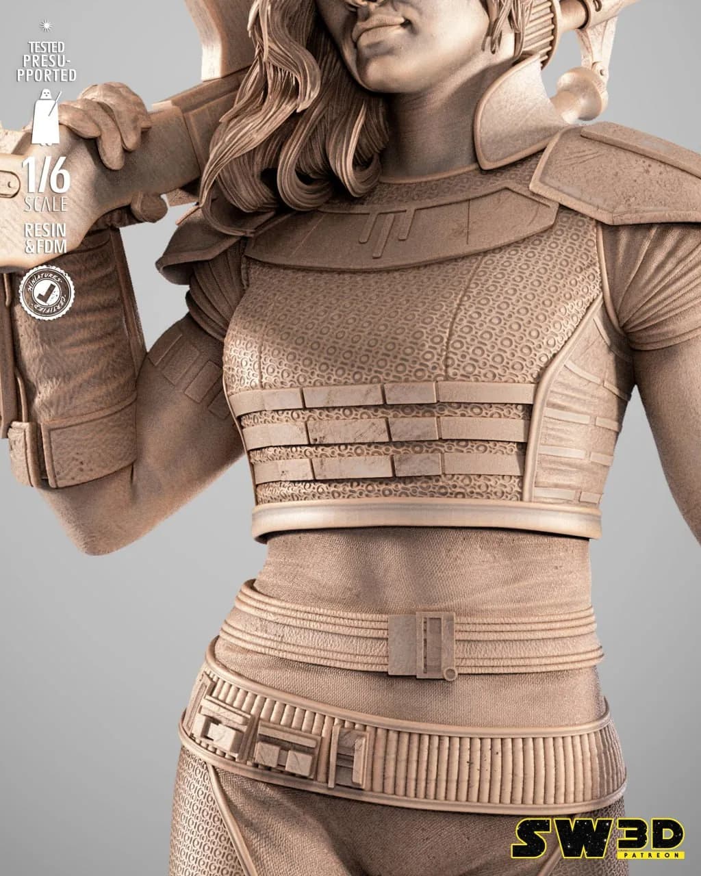 STL - Escultura de Cara Dune