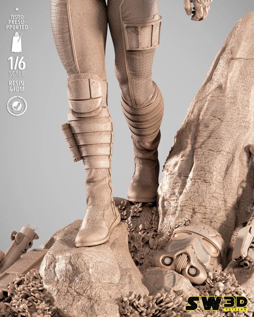 STL - Escultura de Cara Dune
