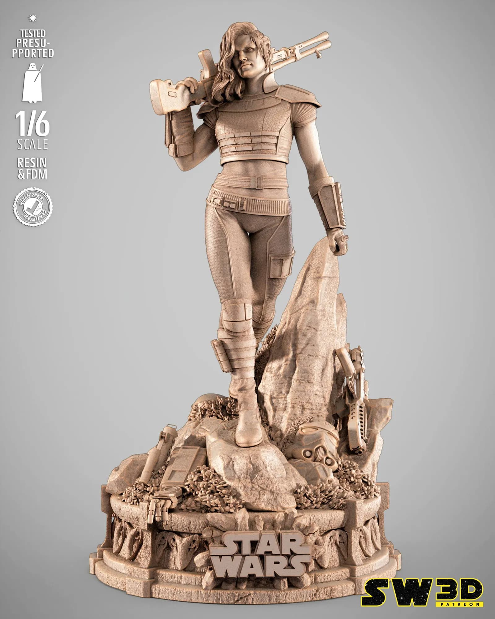 STL - Escultura de Cara Dune