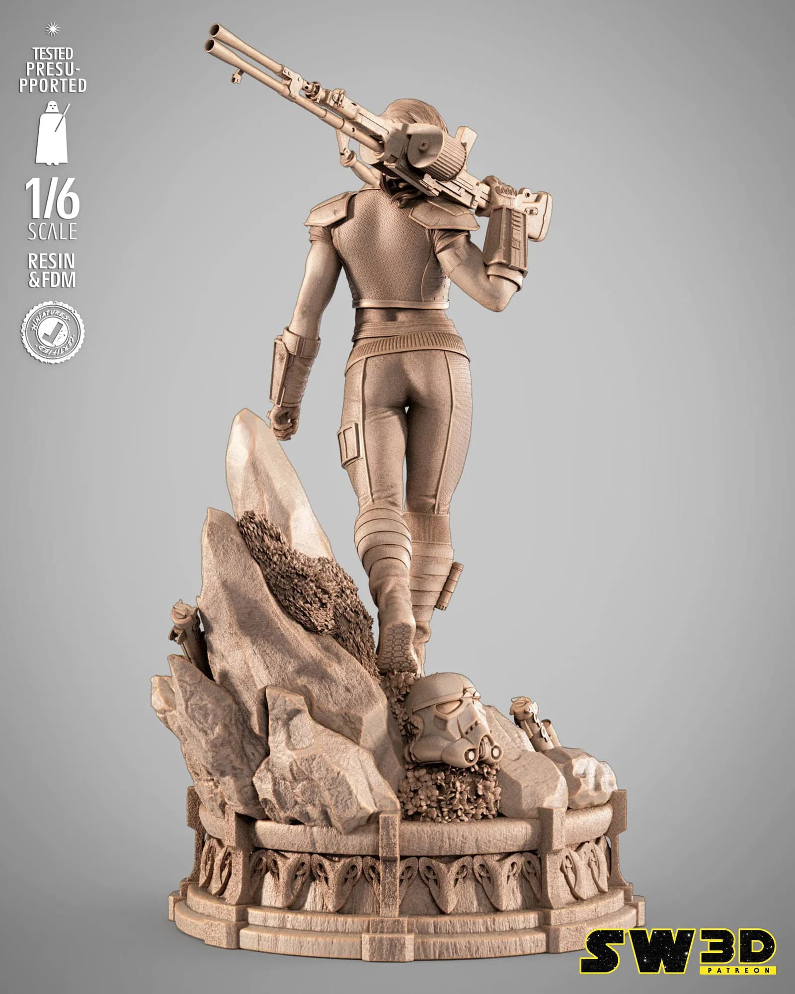 STL - Escultura de Cara Dune
