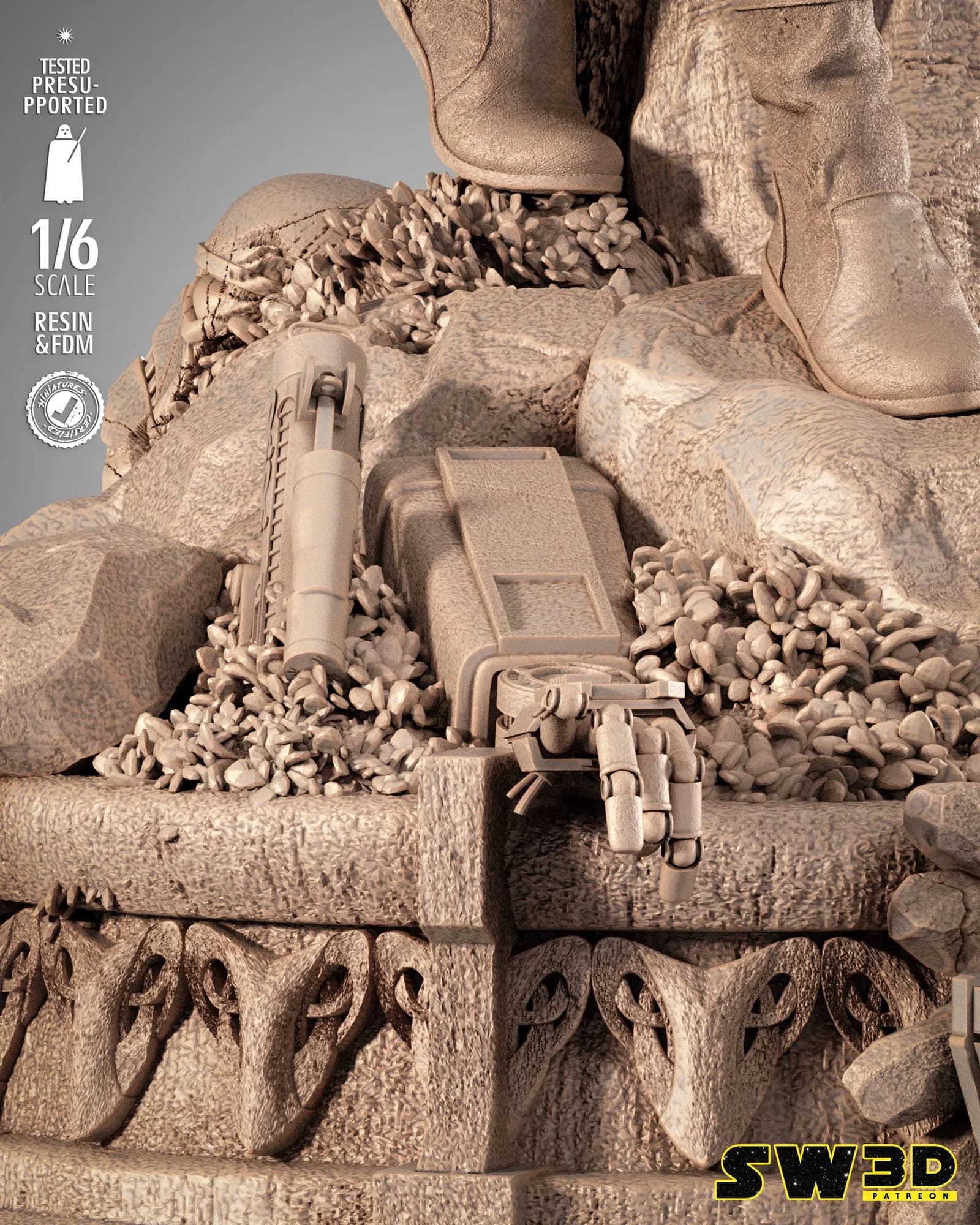STL - Escultura de Cara Dune