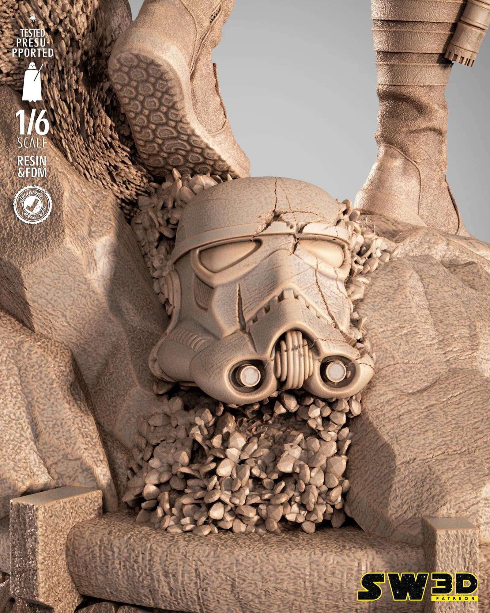 STL - Escultura de Cara Dune