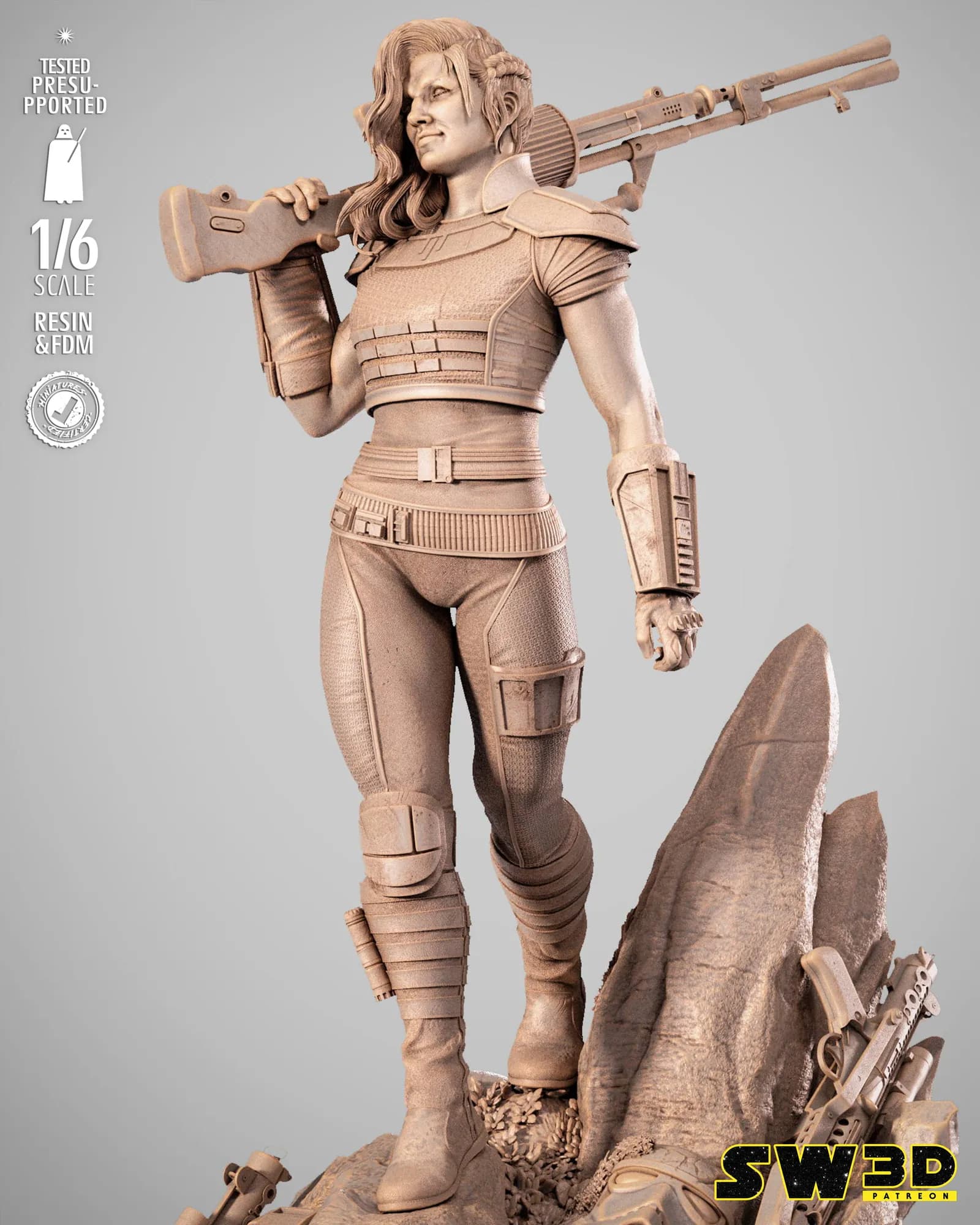 STL - Escultura de Cara Dune