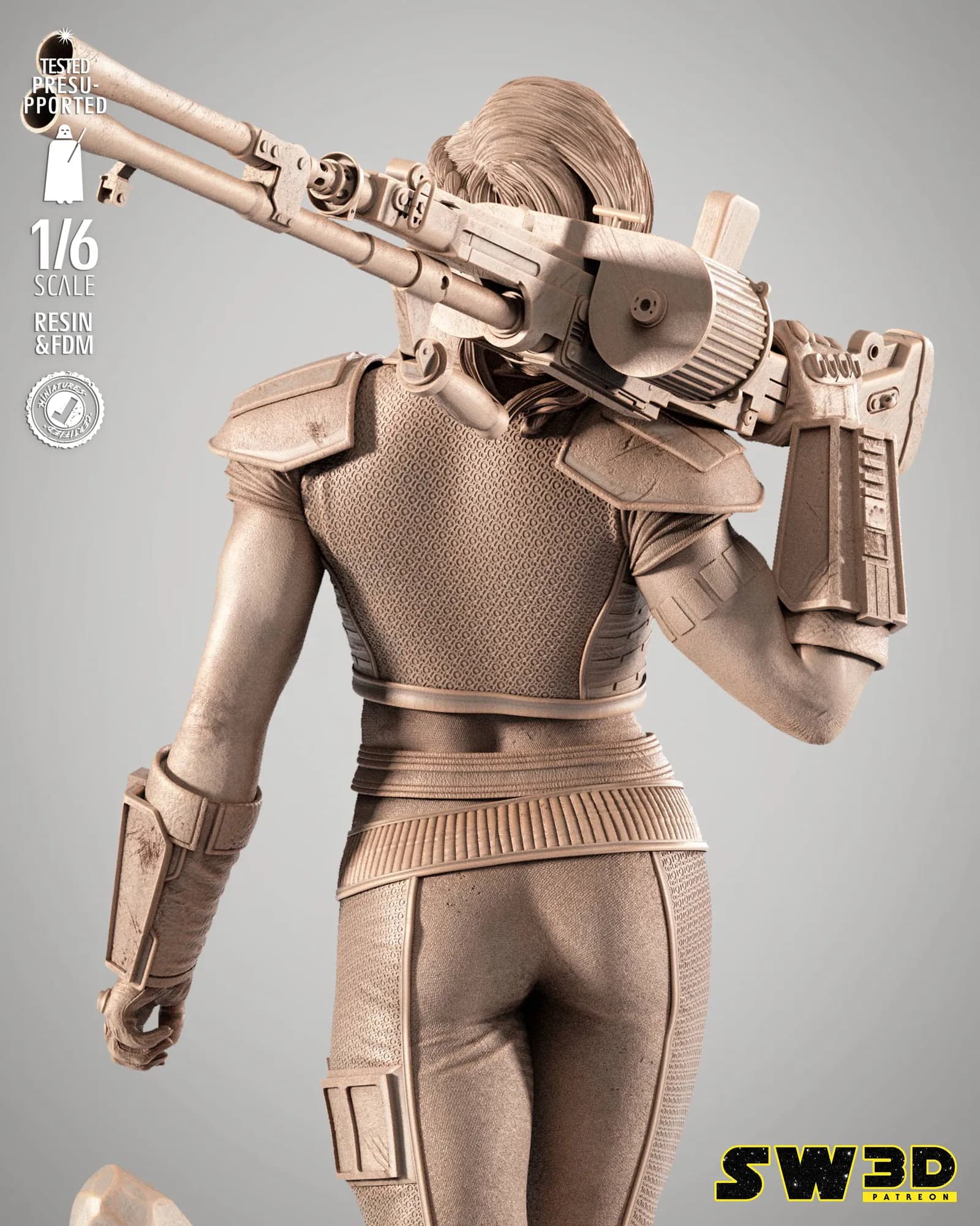 STL - Escultura de Cara Dune