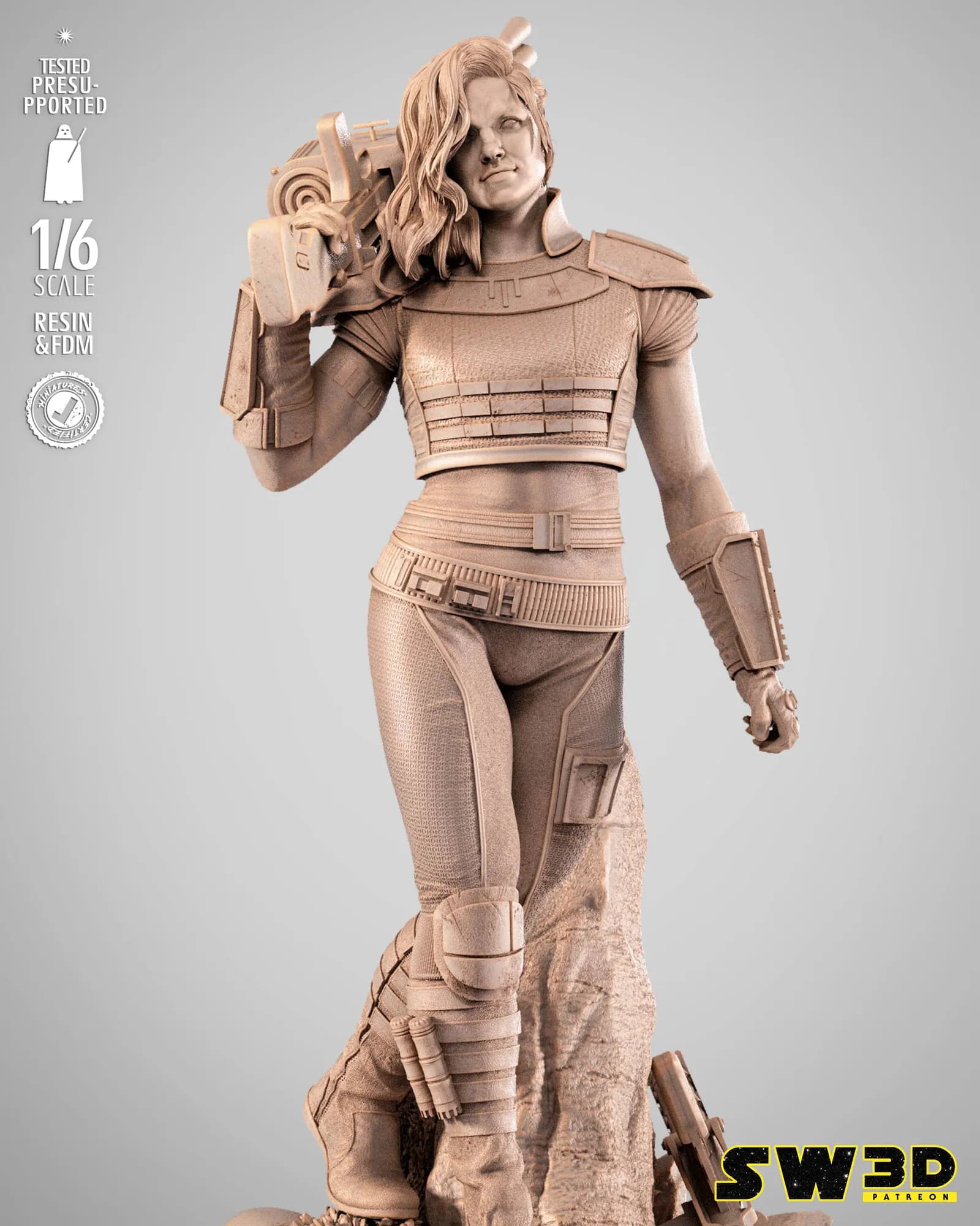 STL - Escultura de Cara Dune