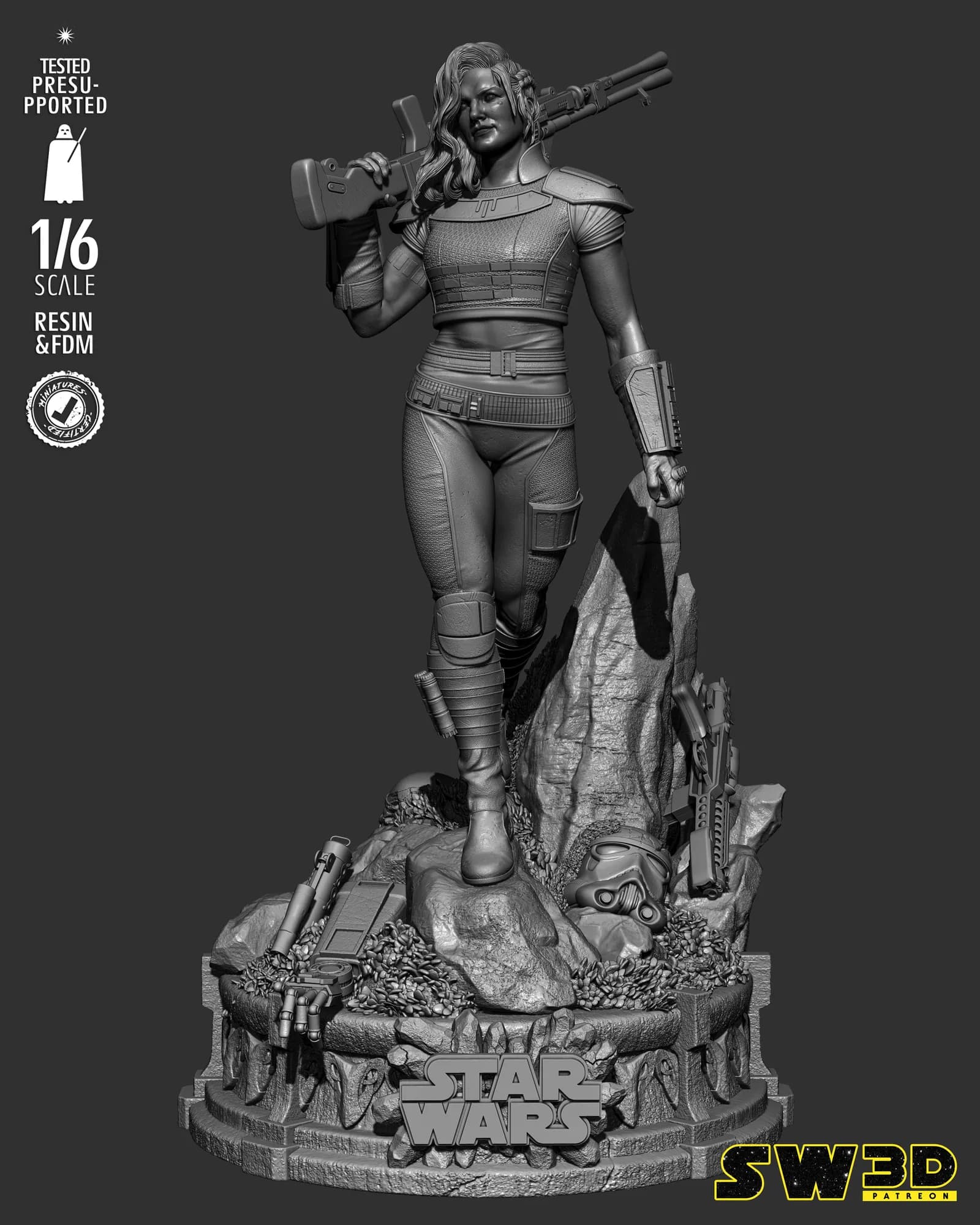 STL - Escultura de Cara Dune