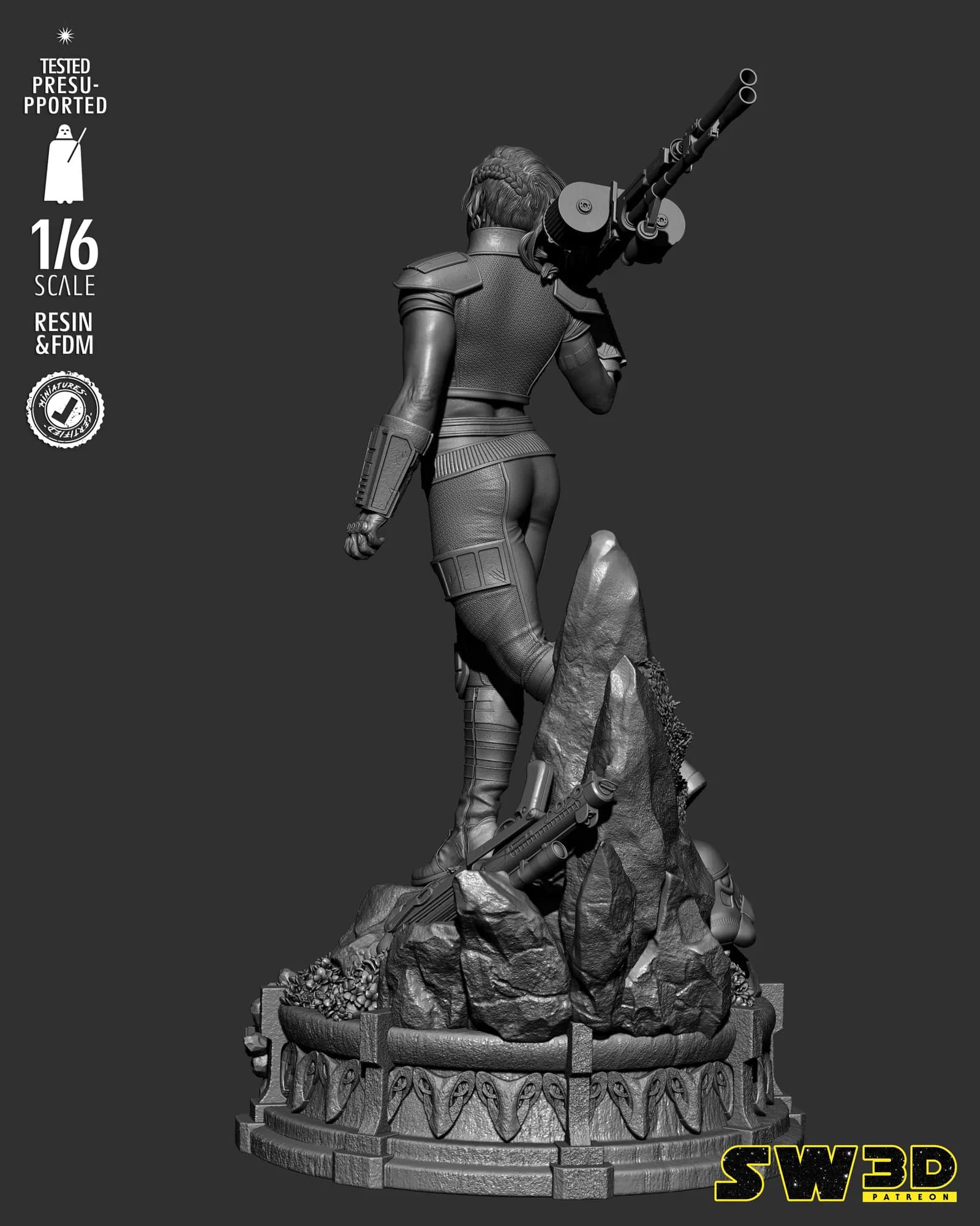 STL - Escultura de Cara Dune