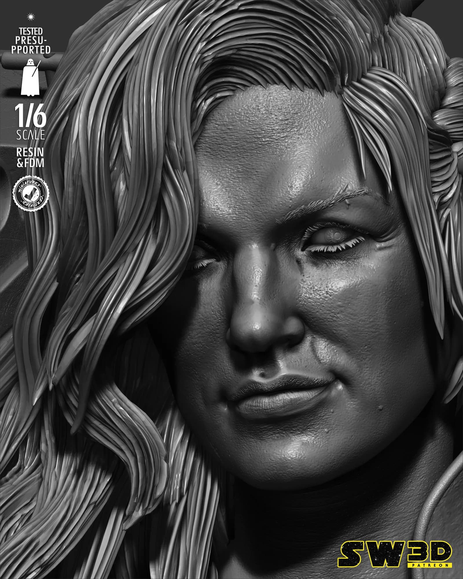 STL - Escultura de Cara Dune
