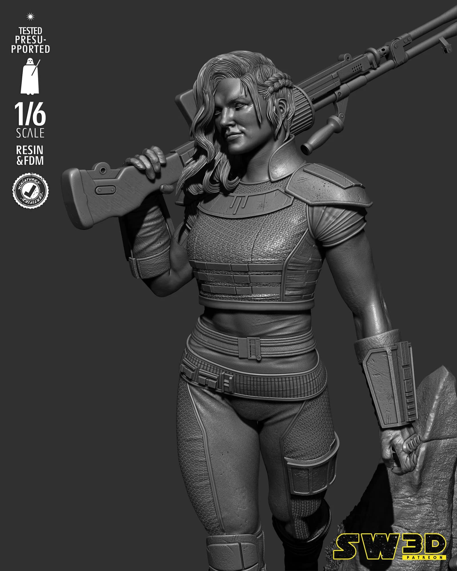 STL - Escultura de Cara Dune