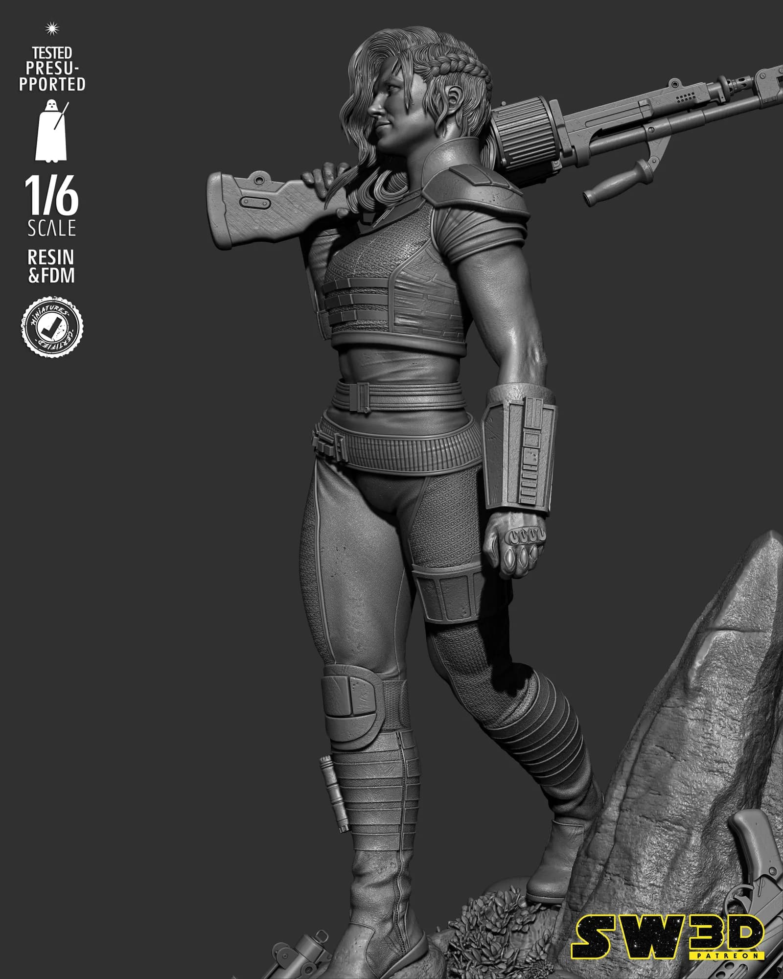 STL - Escultura de Cara Dune