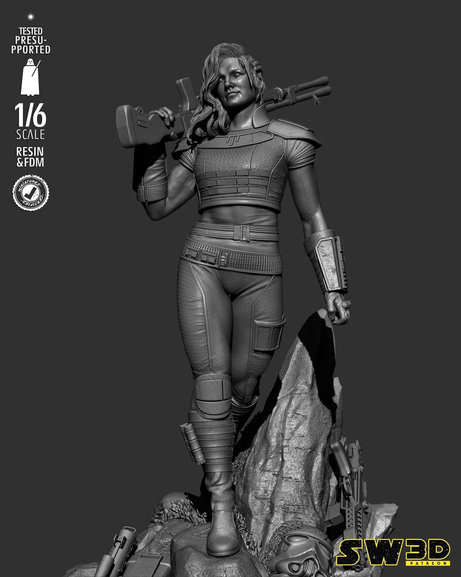 STL - Escultura de Cara Dune