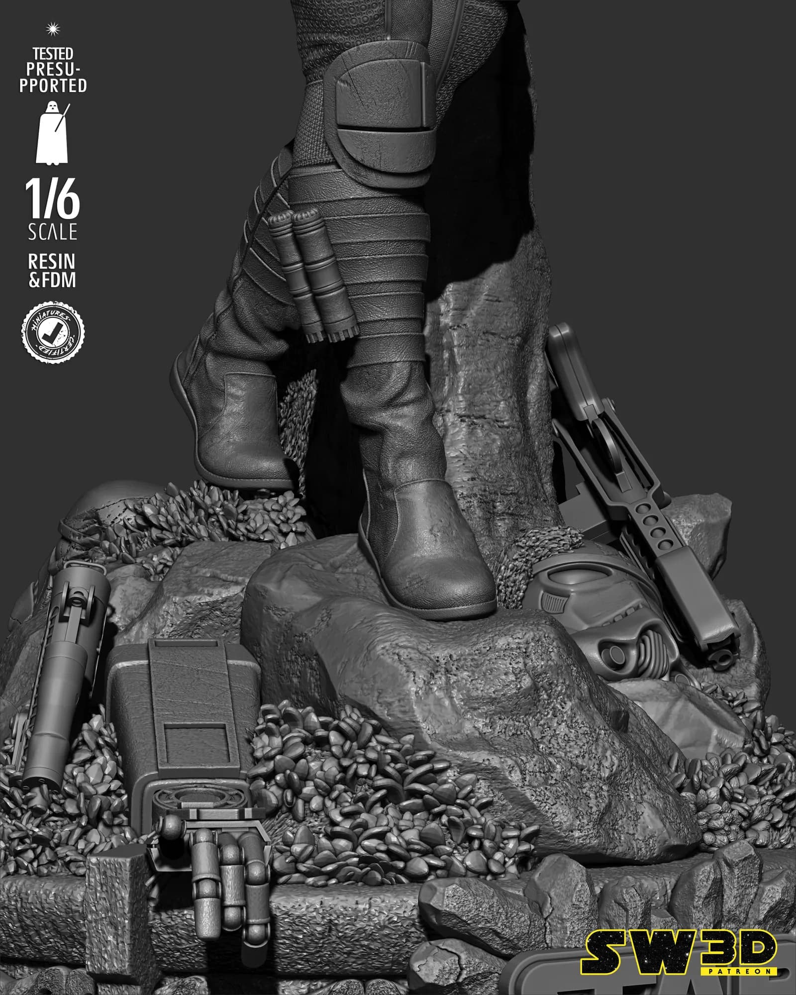 STL - Escultura de Cara Dune